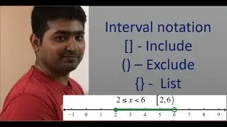 Best way to understand Interval and Interval notations(open interval)[closed interval]