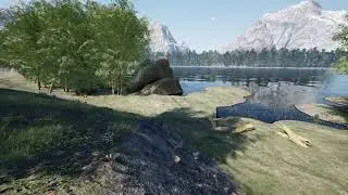 Unreal Engine Lake Scene Day