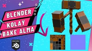 Blender - Tek Tıkla Material Bake Alma