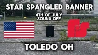 Aiwa Speaker Siren, Star Spangled Banner, Toledo OH, 4th of July Sound off