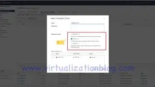 Learning VMWare NSX Step by Step - Creating Transport Zone