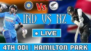 Live: IND Vs NZ 4th ODI | Live Scores and Commentary | 2019 Series