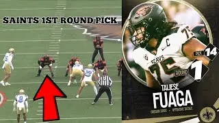 Taliese Fuaga vs Laiatu Latu (SAINTS 1ST ROUND PICK VS COLTS 1ST ROUND PICK)