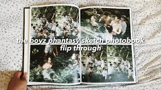 the boyz phantasy sketch photobook unboxing/flip through 🏫