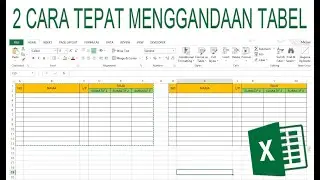 2 CARA TEPAT MENGGANDAKAN  ( COPY ) TABLE | Macro dan Paste Keep Source Column Widths
