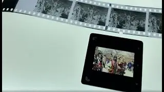 Black and White Print from a Color Slide