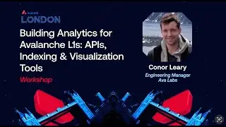 Building Analytics for Avalanche L1s: APIs, Indexing & Visualization Tools I Avalanche Summit London