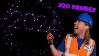 Drone Light Show with Handyman Hal and Sky Elements Drones | Awesome Kids Show