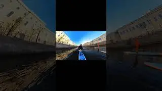 Сезон гребли по каналам открыт #sup #питер #insta360