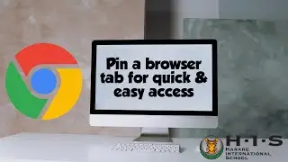 Pinning tabs in Google Chrome