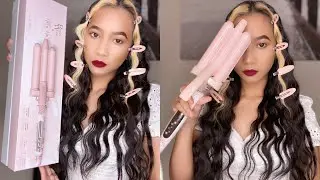 THE BEAUTY WORKS x MOLLY MAE WAVER KIT// UNBOXING // TESTING