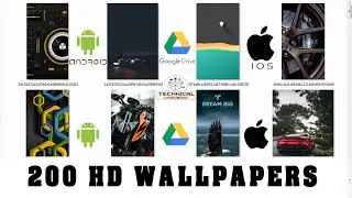 Free 200 HD Mobile Wallpapers In Zip - Google Drive Link