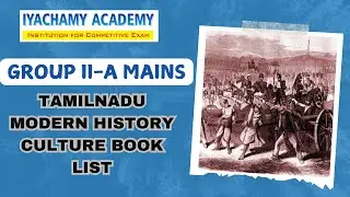 Group 2 - A Mains - Modern History of Tamil Nadu, Tamil Society Culture and Heritage  Book List