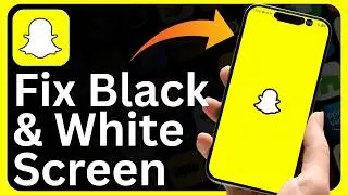 How To Fix Snapchat Black And White Screen Issue
