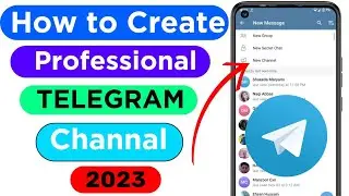 How to create telegram channel | Telegram channel kaise banaye 2024