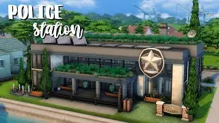 POLICE STATION 🚨 | The Sims 4 Speedbuild | No CC