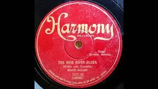 The Ohio River Blues ~ Mack Allen (Vernon Dalhart) with Novelty Accomp. (1928)