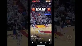 Bam monster dunk on jokic
