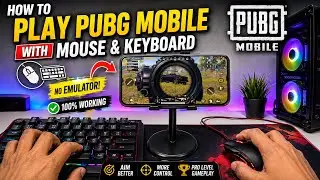 How to Play PUBG Mobile or BGMI with Mouse and keyboard | MIX Pro Android Setup 😱