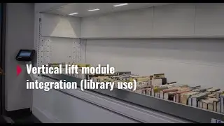 Vertical lift module (library use)