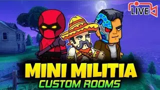 Mini Militia Live Custom Gameplay With Subscribers