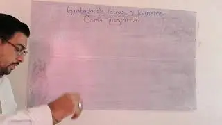 Parte 8 - Grabado de letras y números