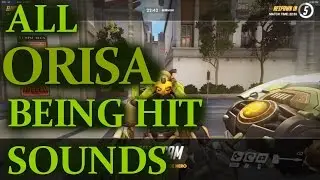 All Orisa Being Hit Sounds | Overwatch
