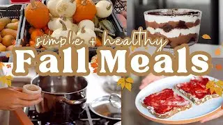 What I Eat in a Day 🍂 Simple and Healthy Meals, Fall Treats, and More!