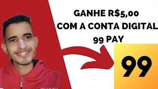 99 pay ganhe R$5,00 reais agora com a carteira digital!