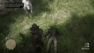 Red Dead Redemption 2 killing micah early/getting his revolver early