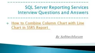How to Combine Column Chart with Line Chart in SSRS Report  Part
