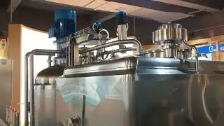 High Speed Emulsification Stainless Steel Tanks with Aseptic Stainless Steel