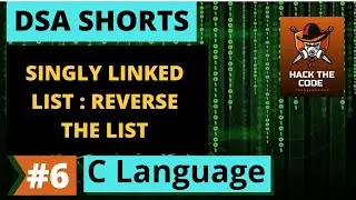 LINKED LIST Data Structures | Reverse a singly linked list(all cases)| C language