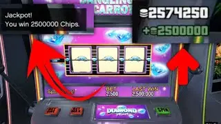 $2.5 million Diamond Miner slot Jackpot win | GTA Online