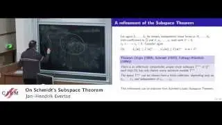 Jan-Hendrik Evertse: On Scmidt's subspace theorem