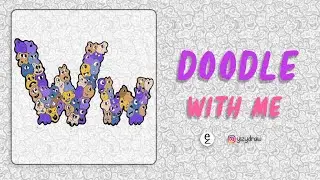 Doodling Art Ideas For Kids/Beginners || Alphabet Doodle Art : Letter W