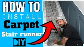 How to Fit Stair Carpet Runner with Underlay & Grippers 