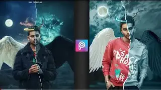 Angel VS devil photo editing / PicsArt Angel vs devil photo editing Concept Step by step....