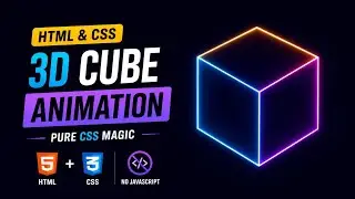 😱 This 3D Cube is Made Only with CSS!