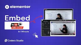 Embed YouTube Live in Elementor – Easy WordPress Tutorial