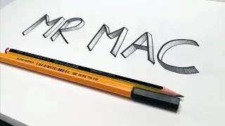 ART LESSON - EASY 3D LETTERING