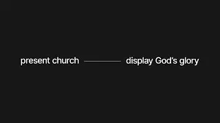 Display God's Glory — David Stockton
