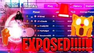 Exposing The "ENTIRE" Leaderboard In Blade Ball...