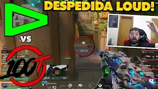 PANCADA DESTRUIU NA ULTIMA PARTIDA DA LOUD NO ANO! Melhores Momentos: LOUD vs 100T - VCT AMERICAS