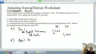 Accounting Basics 3.1 - Prepaid Expenses