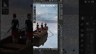 Boat Cinematic Shot In Blender 