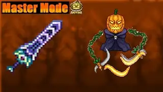 Terraria 1.4 Zenith Vs Pumpkin Moon Event in Master Mode