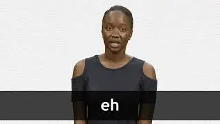 How to pronounce EH in French
