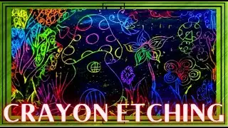 Crayon Etching | Crayons | art lesson | Spring season | Colour reveal
