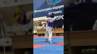 Taekwondo girl facekick 🥋💙